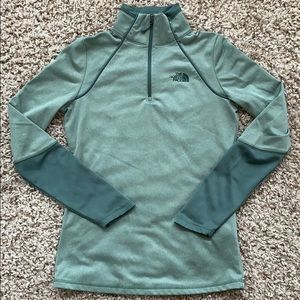 North Face 1/4 Zip pullover, size XS